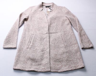 Vero Moda Women's Petite Between Seasons Pocket Coat EJ3 Light Brown Medium NWT
