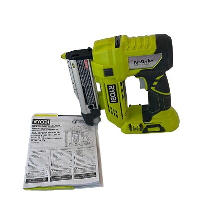 Ryobi One+ 18V Cordless Airstrike 23 Gauge Pin Nailer Tool Only