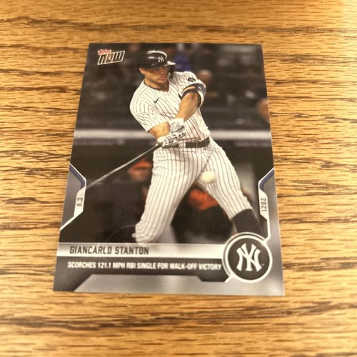 2021 Topps Now 749 Giancarlo Stanton