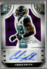 2014 Crown Royale Rookie Purple Plaid #SCS Chris Smith Auto /10