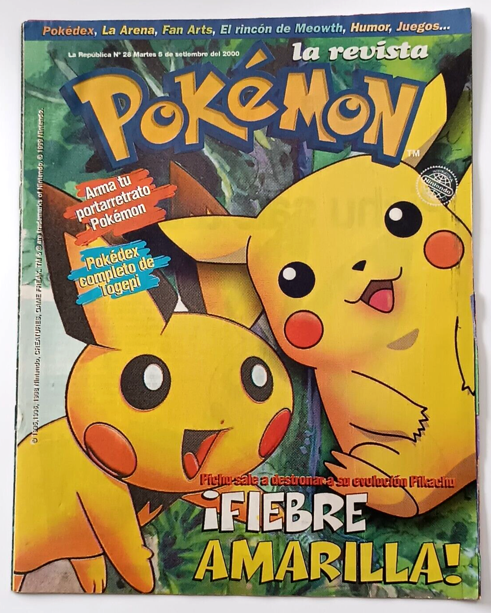 2000 POKEMON Vintage Magazine #28 Special Collector Edition PERU