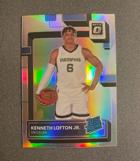2022-23 Panini Donruss Optic Kenneth Lofton Jr Silver Holo Rookie Prizm #202