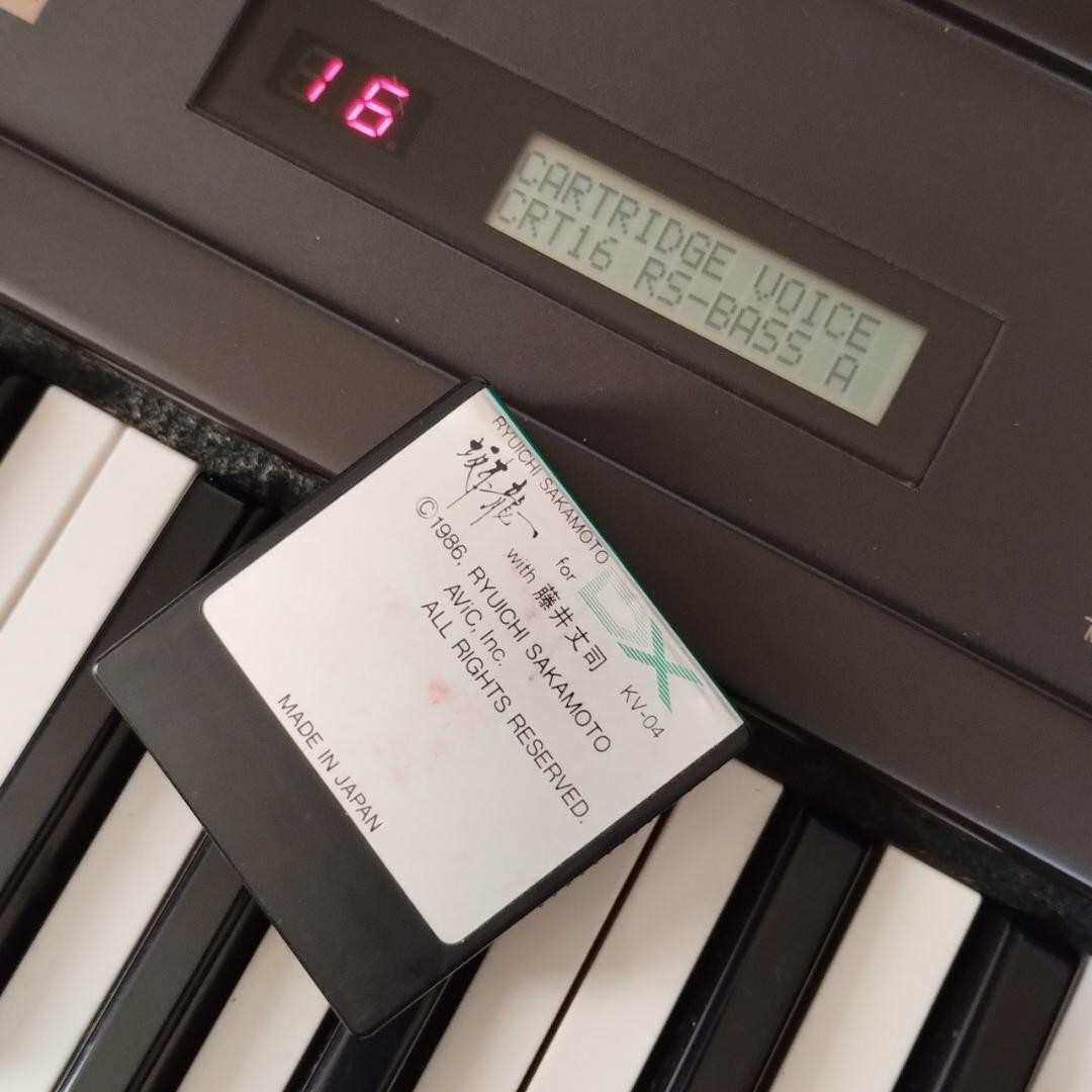 鍵盤楽器 RYUICHI SAKAMOTO Voice ROM KV-04 Yamaha DX7 KV-04 Ryuichi Sakamoto Voice ROM Cartridge