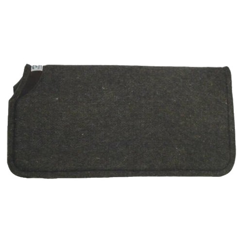 Tapis De Selle Western Show Pad - Noir Et Argent Métallisé - Laine NZ - 34x42