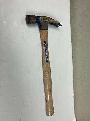 Vaughan 24 oz. Milled Face Framing Carpentry Claw Hammer Hardwood Handle 17  USA
