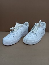 Nike Air Force 1 '07 Low Triple White Shoe- US Size 10- CW2288-111