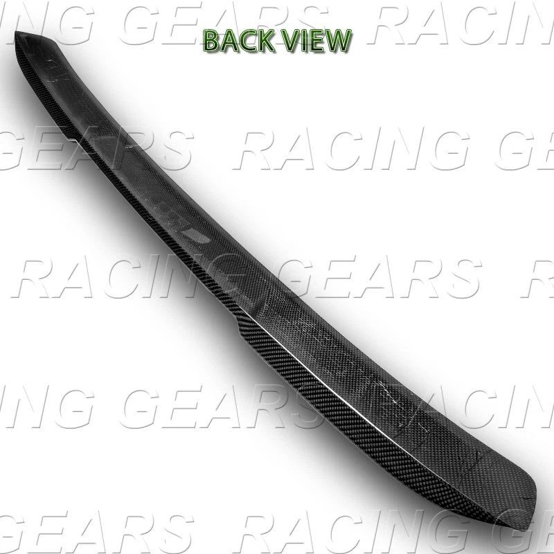 SPOILER DE JANELA DE TETO TRASEIRO DE FIBRA DE CARBONO REAL AJUSTE 17-21 AUDI A5 S5 RS5 2DR - Imagem 3 de 4