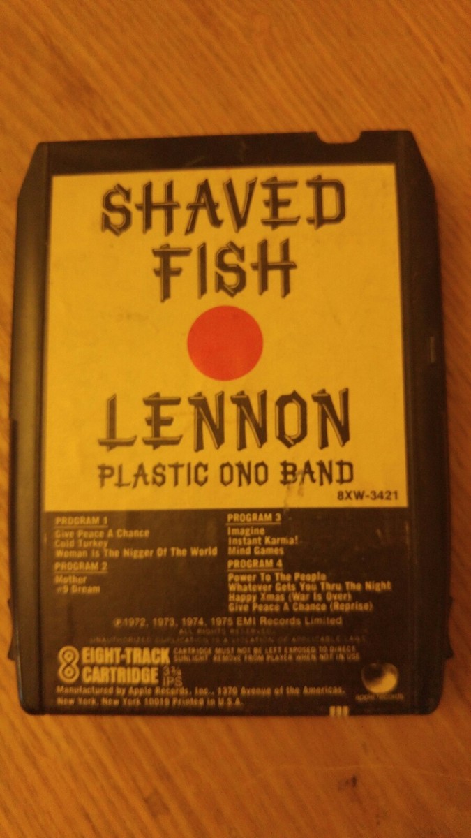 Shaved Fish 8 track Lennon Plastic Ono Band 600753511121| eBay