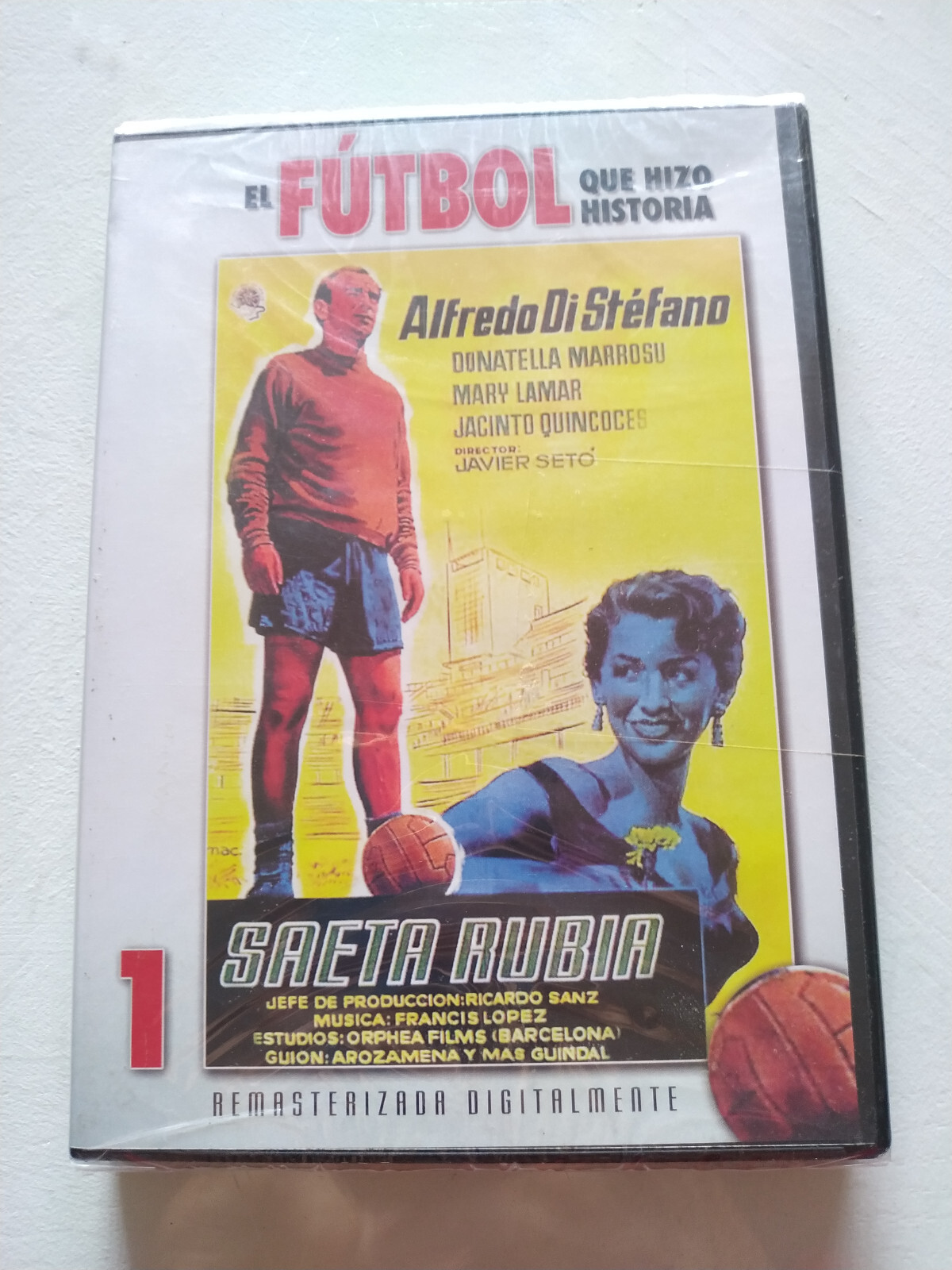 Blond Arrow Alfredo Di Stefano Javier Seto - DVD Region 2 Spanish New