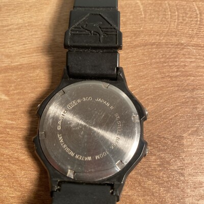 Retro 80s Casio W-300 Marlin Digital Watch Original Rare