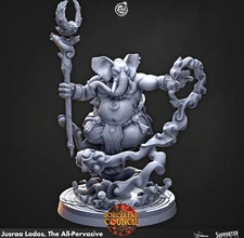 3D Printed Cast n Play Jusraa Lodos, The All-Pervasive Sorcerers Council 28mm