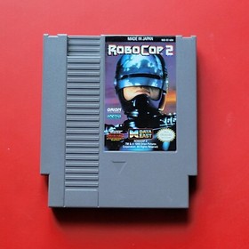 Nintendo NES RoboCop 2 Robo Game Box Manual Authentic Tested Action Platformer
