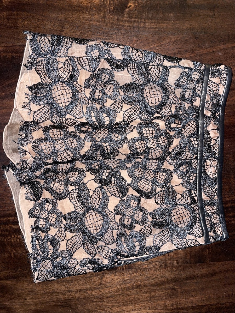 Valentino high waisted lace short Size 00 As Is | eBay