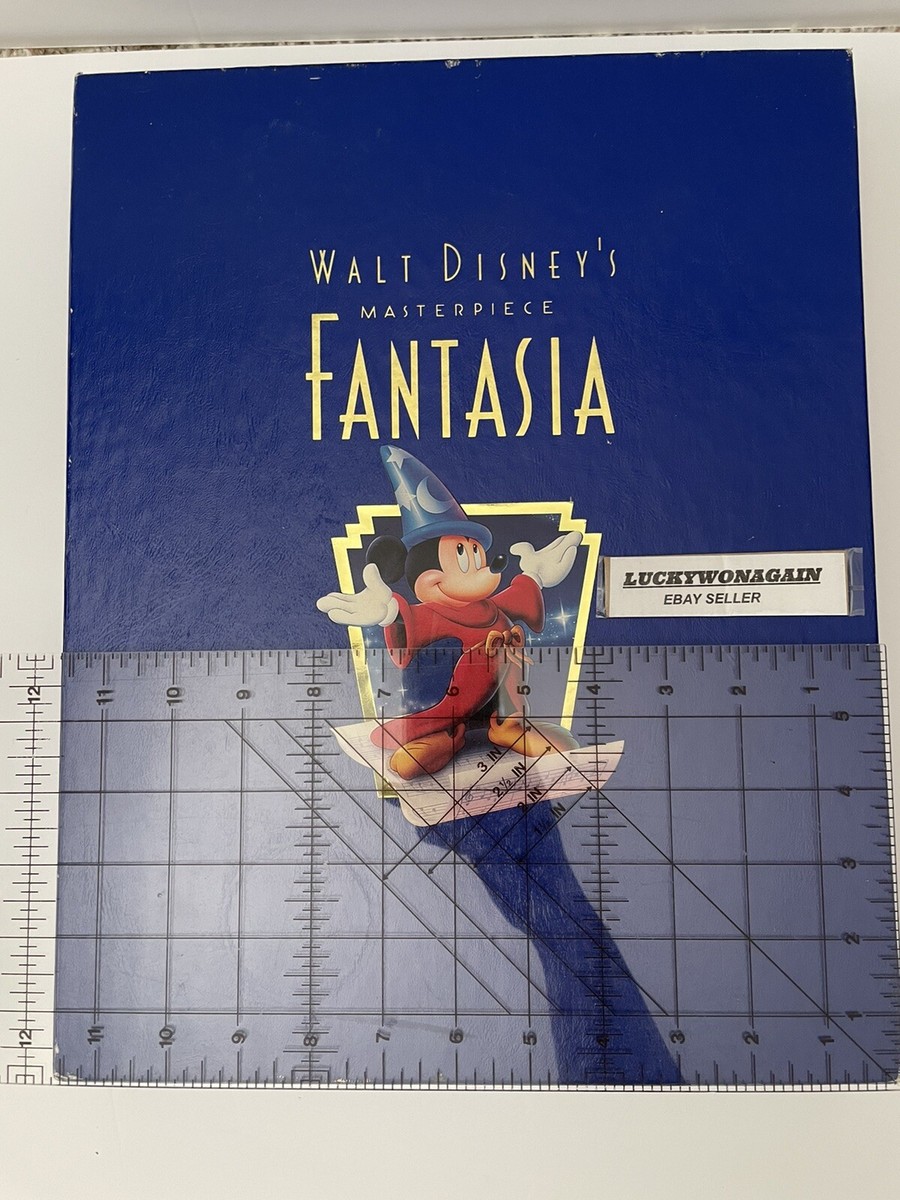 Walt Disney's Masterpiece Fantasia Set VHS VCR Mickey Mouse