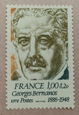 3I-Timbre France YT  1987 neuf ** année 1978 "Geoges Bernanos"