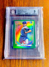 Dylan Cease 2014 Bowman Chrome Mini⚾⚾⚾BGS 9⚾⚾⚾Green Refractor SN#06/15⚾⚾⚾TPG