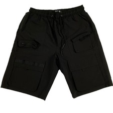 AMERICAN STITCH Shorts Men's large Tactical Cargo Black Drawstring OUTDOORS