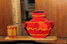 Vintage Guatemala Wooden Souvenir Napkin Toothpick Holder Give Our Daily Bread