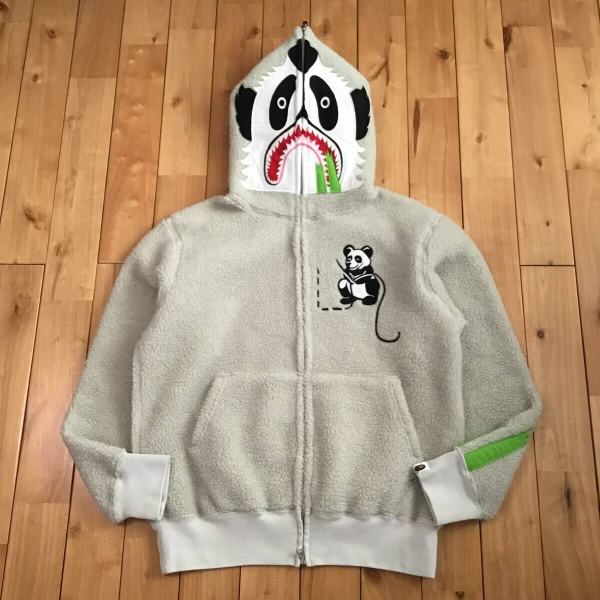 BAPE Boa Panda full zip hoodie a bathing ape NIGO Gray Size M | eBay