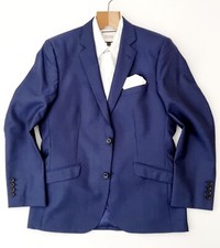 MAGEE   UK  38    modern fit  BLUE SUIT   pure wool  SLIM FIT  dillon  TONIC