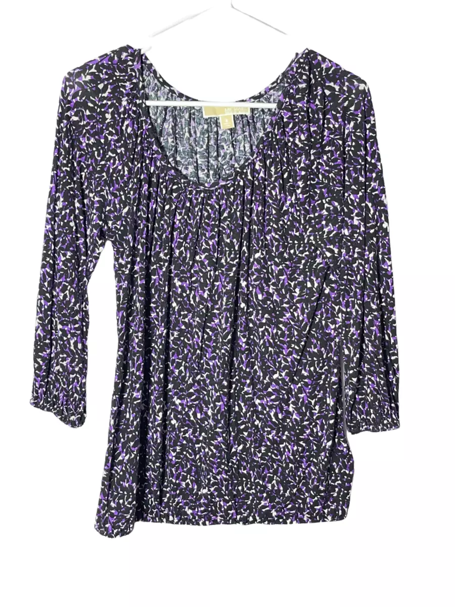 Michael kors on sale blouses purple