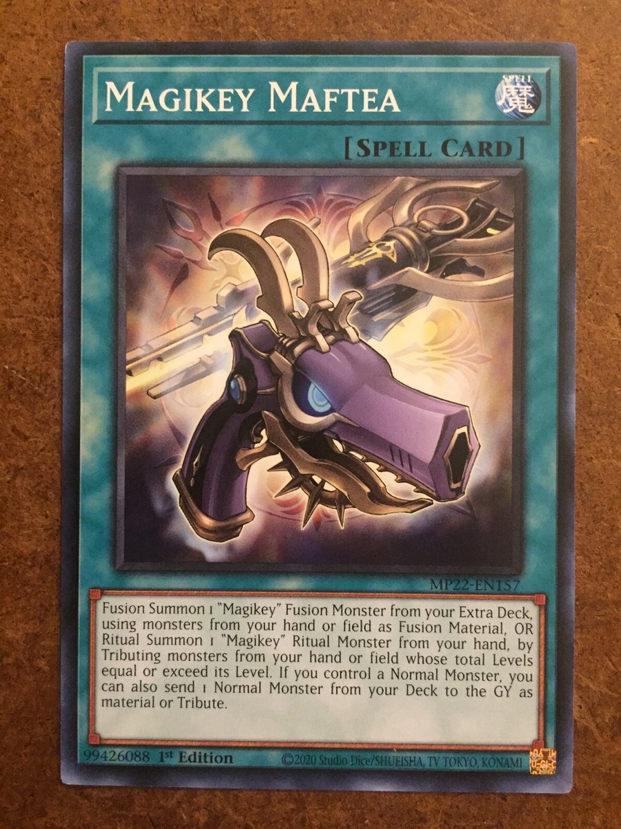 Magikey Maftea MP22-EN157 Yugioh Spell Card