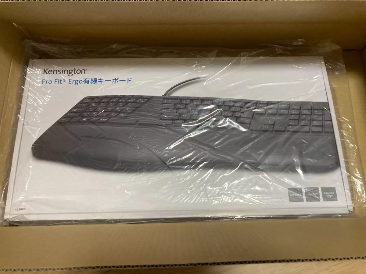 Kensington Pro Fit Ergo Ergonomics Wired keyboard Japanese JIS layout  K75400JP