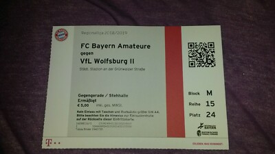 Top Sammler Ticket Relegation FC Bayern München II vs VfL Wolfsburg II 26.05.19