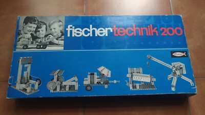 FISCHER TECHNIK 200 VINTAGE LEGO TECHNIC BAUSET OHNE ANLEITUNG