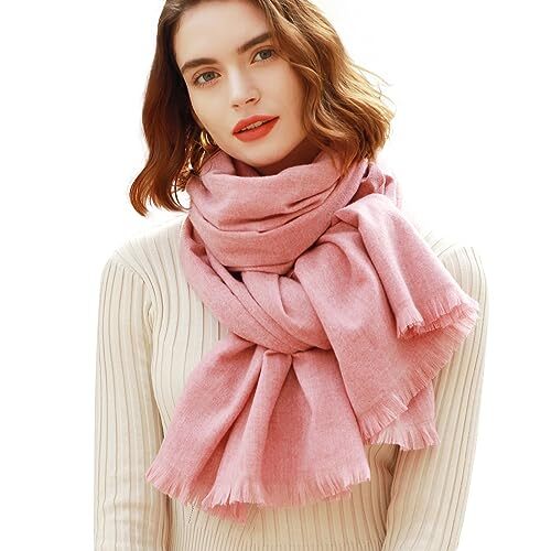 pink shawls for dresses New Soft Best 100% Pashmina Shawl Wrap Scarf Stole (Pink) at Amazon Women's Clothing store