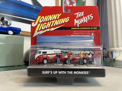 2001 JOHNNY LIGHTNING SURF S UP WITH THE MONKEES DIE-CAST DIORAMA