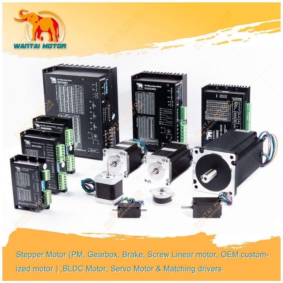 US&EU FREE SHIP-1Axis NEMA34 Stepper Motor 1600oz-in,Dual+CNC Driver 8.2A+ Power