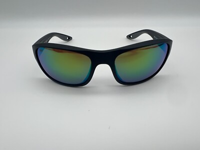 NEW Costa Del Mar CLIPPERTON Polarized Sunglasses Matte Black/Green Mirror 580P