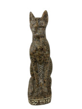 ANCIENT EGYPTIAN PHARAONIC STONE Egypt Snack Goddess Bast Bastet Cat Protect