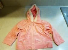Oshkosh Pink Hooded Sweatshirt Jacket Girls 24 Month Super Soft