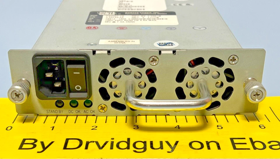 Dell ML6000 M2357-YE Power Supply; 48V, 7.3A; Martek Power PS2357-YE, 3-02742-03 - Image 3 of 4