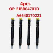 4x Fit SSangYong Actyon Kyron Rexton Delphi CRDI Injector EJBR04701D A6640170221