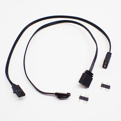 Lot of 2-10 Corsair RGB to Aura/Mystic Light (Motherboard) ARGB Adapter 3 Pin