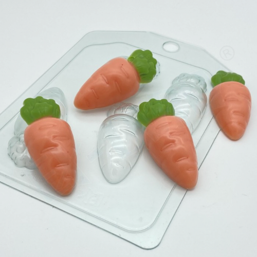 CARROTS MOLD (Mini) Easter Cake Decoration Chocolate, Easter Bunny Fondant Mold,