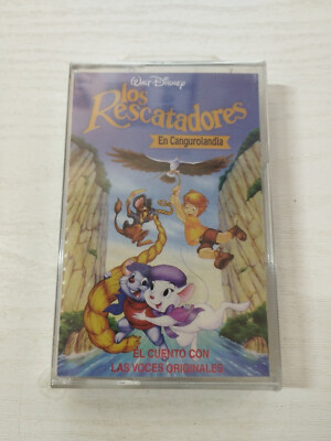 Los Rescatadores Walt Disney Cuento Voces Originales + Cancion Cassette Nueva