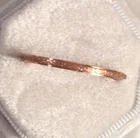 Vintage Jewellery Rose Gold Star Dust Band Ring Antique Stardust Deco Jewelry
