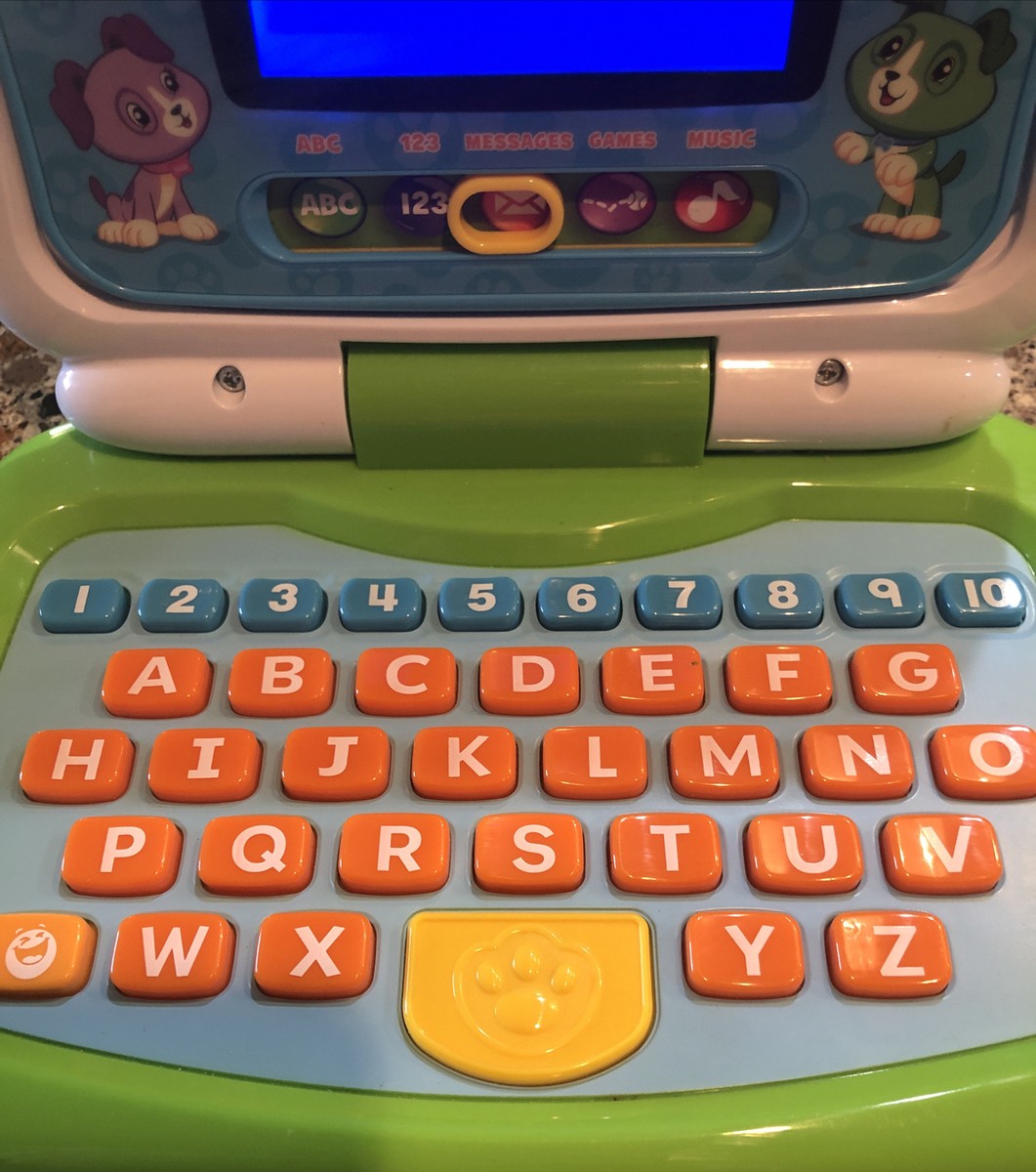 Leap Frog 2-in-1 LeapTop Touch Screen Green Educational Toy For