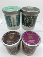(4) Rare Essence MEDITATION PASSION CLARITY HOPE ￼Essential Oil Spa Candle 6oz