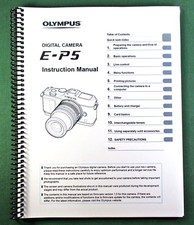Olympus E-P5 Instruction Manual: 149 Pages  Protective Covers 