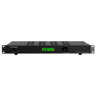 Soundavo PSB-400DSP Class D Subwoofer Amplifier with DSP and LCD Presets Display