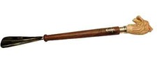 Shoe Horn Handmade Wooden Vintage With Solid Plastic Lion Designer Handle Style
