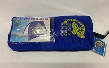 Tenda parasole da spiaggia "Sun Shell Iks Ell" Brunner cod. 011301 blu portatile