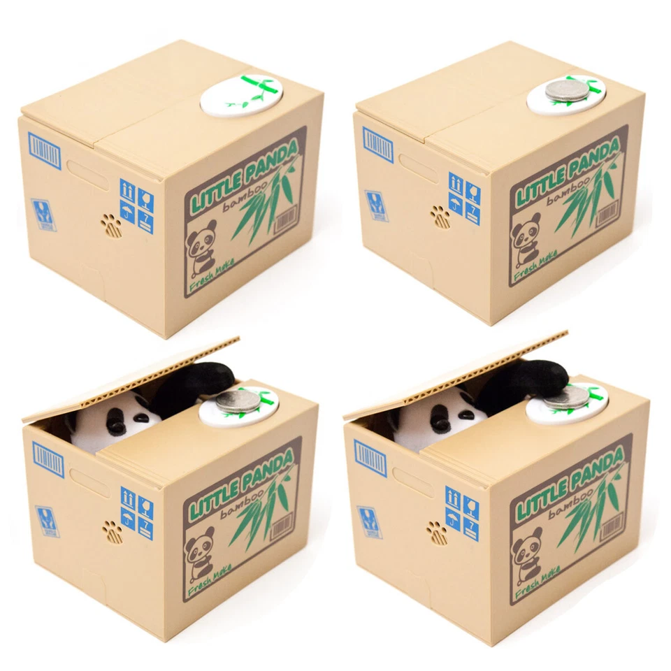 Lustige Elektronische Panda Spardose - Sparbüchse Sparschwein - Kinderspardose - Bild 4 von 4