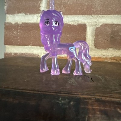 My Little Pony Crystal Theme IZZY MOONBOW 2'' Figure Clear Purple MLP Horse 