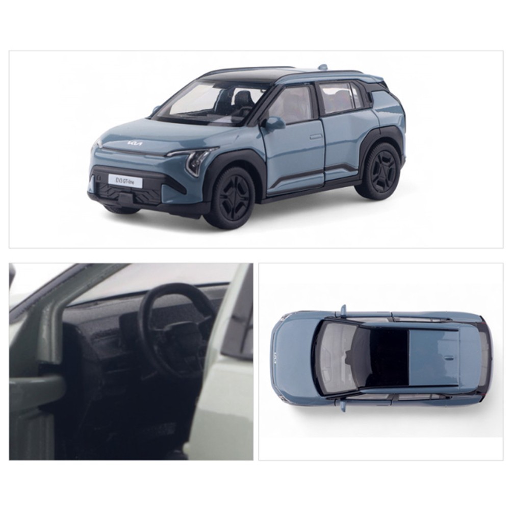 Modellino Kia EV3 GT-line Scala 1:38 &ndash; Pressofuso Con Effetto Trazione, 3 Colori